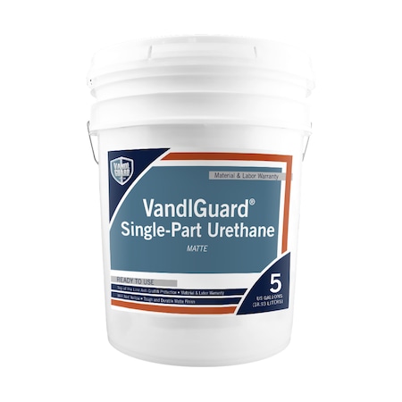 5 Gal. VandlGuard Single-Part Urethane, Matte, Clear